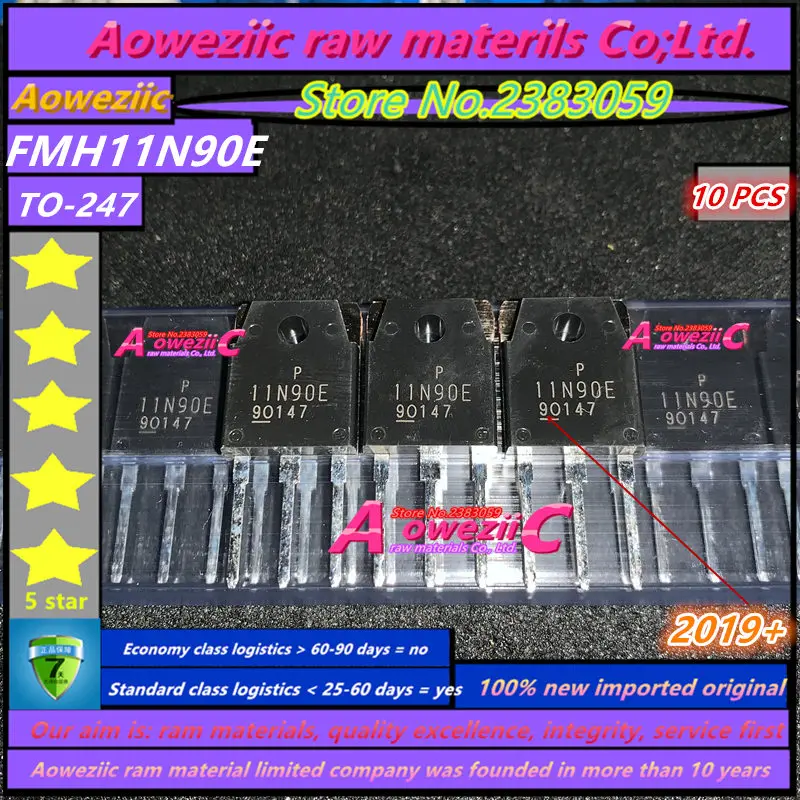 Aoweziic 2019 + 100 новый импортный оригинальный FMH11N90E 11N90E TO247 полевой транзистор 11A 900 в |