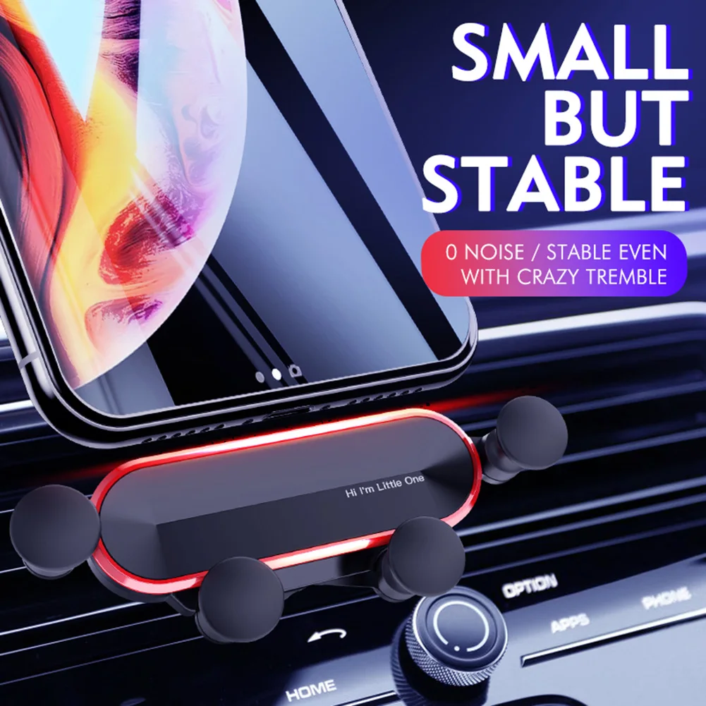 

Universal Car Phone Holder Air Vent Gravity Mount Automobile Interior Decoration Parts for 4.0-6.0 inch Smartphone