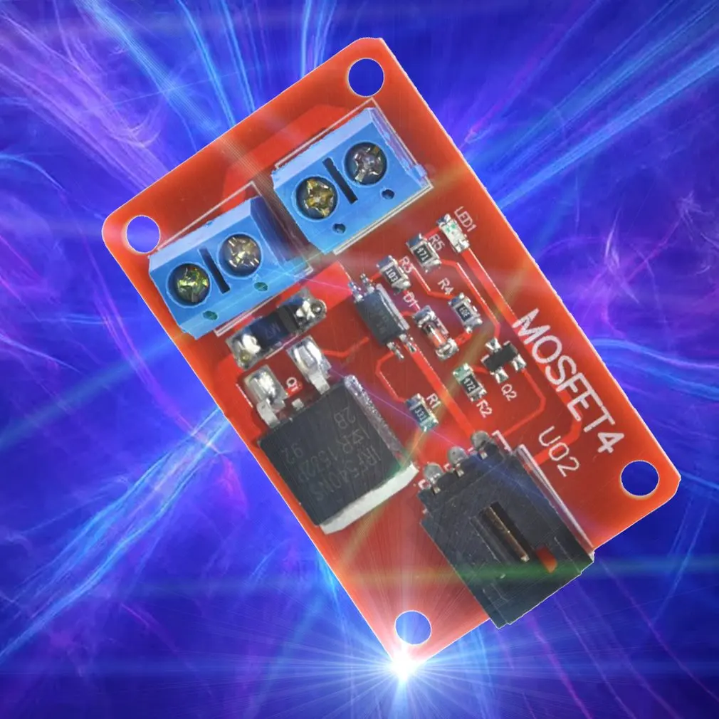 Модуль 1 канал Route MOSFET Кнопка IRF540 изолированный модуль питания + переключателя для