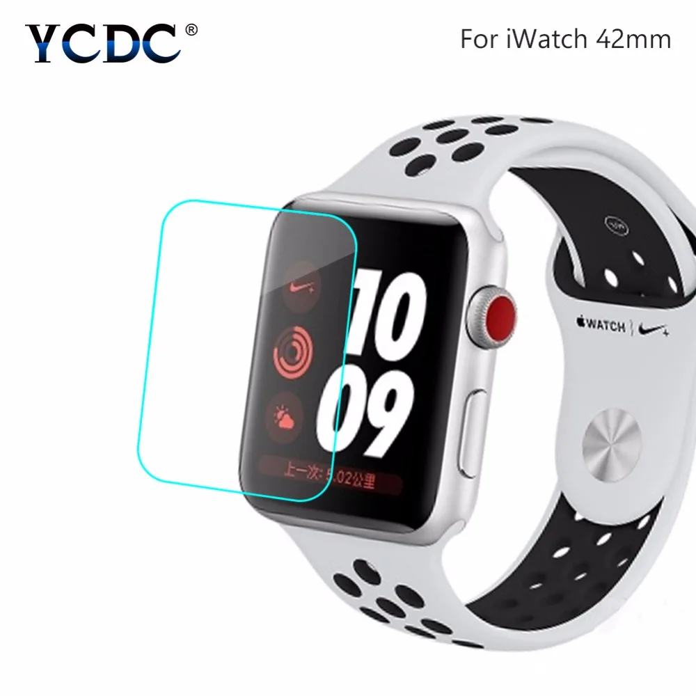 0,3 мм Защитная пленка для экрана из закаленного стекла для Apple Watch iWatch Series 1 Series2 Series3 38 мм 42 мм аксессуар