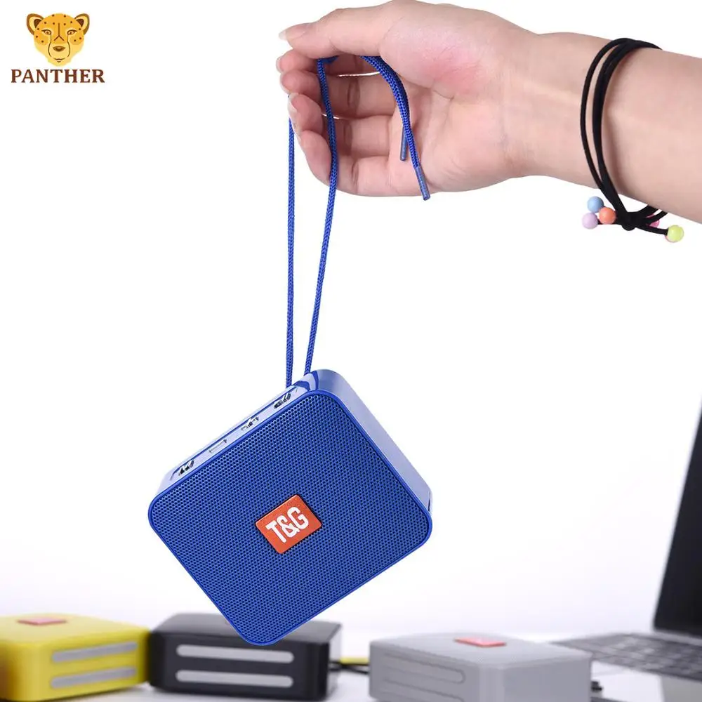 Новый портативный беспроводной динамик TG166 Bluetooth V5.0 громкая связь FM радио TF карта