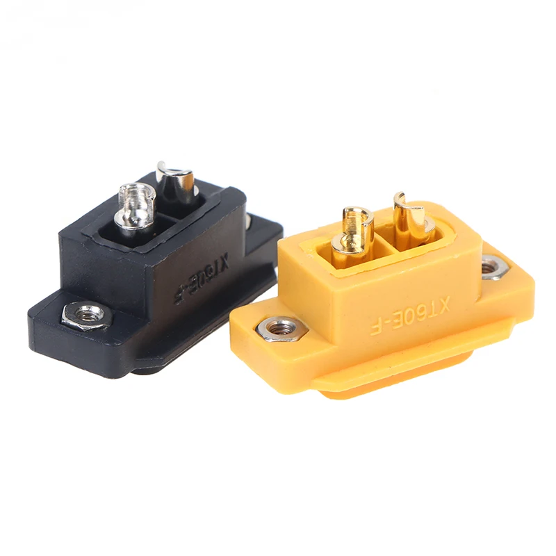 

1PC XT60E-F Female Plug Large Current Gold/Brass Ni Plated Connector Power Battery Connecting Adapter For DIY RC Electric Car