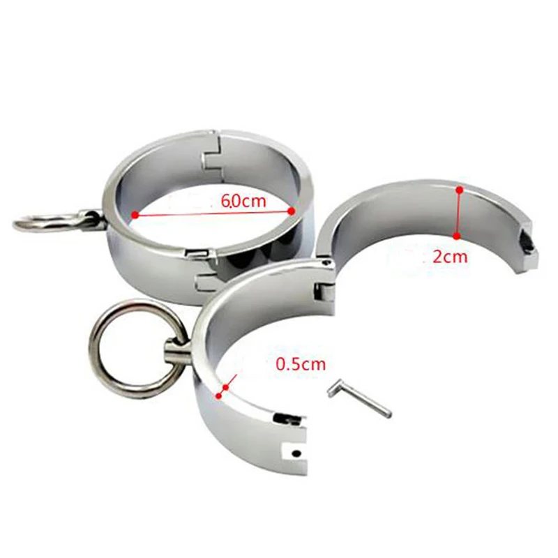 Металлические Наручные Манжеты на лодыжке наручники фетиш раб БДСМ бондаж для