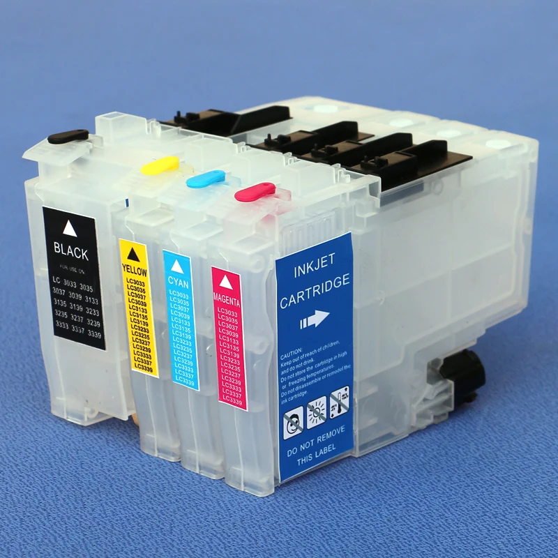 Картридж LC3337 LC3339 перезаправляемый для brother MFC-J6945DW/J5945DW/J5845DW/J6545DW пустой с чипами -