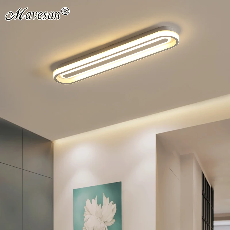 Белые/черные потолочные лампы для коридора лестницы гостиной столовой кухни