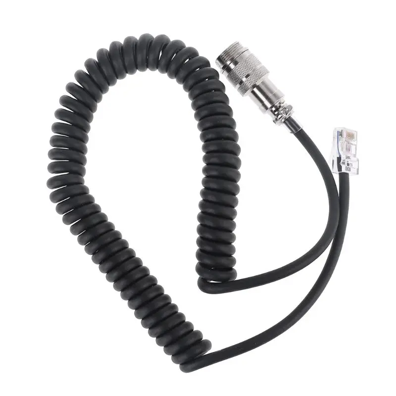 

Модульный штекер 8-контактный к RJ-45, Кабель-адаптер для микрофона Yaesu MD-200, MD-100, M-1, M-100, FT-450, FT-900, FT-991