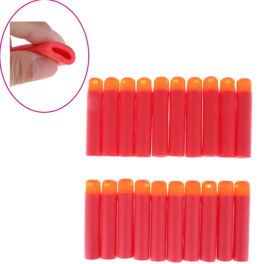 30 шт. мега для Nerf 9 5 см кабулк красный цвет снайперская винтовка Дартс пули Мега