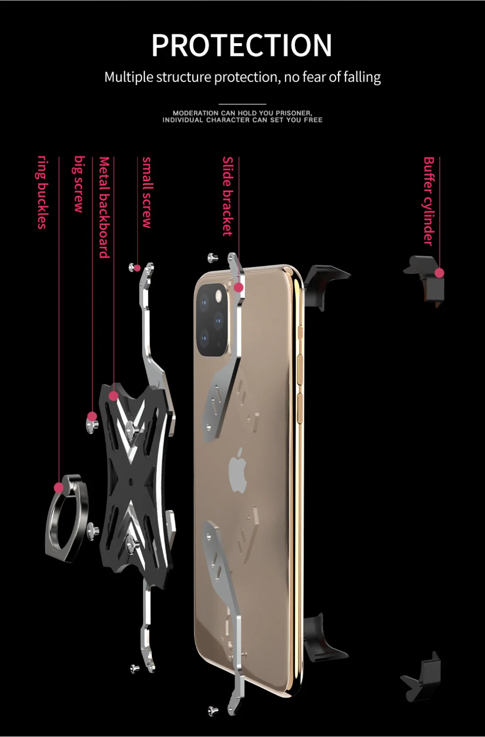Алюминиевый металлический бампер чехол для iPhone 11 Pro XS MAX X XR жесткое крепление в виде кольца на палец Kickstand чехол для iPhone 11 Pro Max бампер