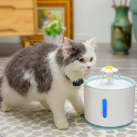 2 4l automatic cat water fountain with led light electric usb for pets water dispenser cat automatic feeder drink filter 3 style