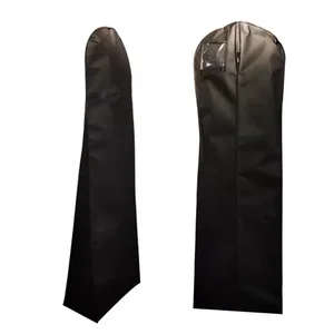 Пылезащитный чехол для свадебного платья, черный, белый, 180 см, длина пылезащитный чехол для одежды