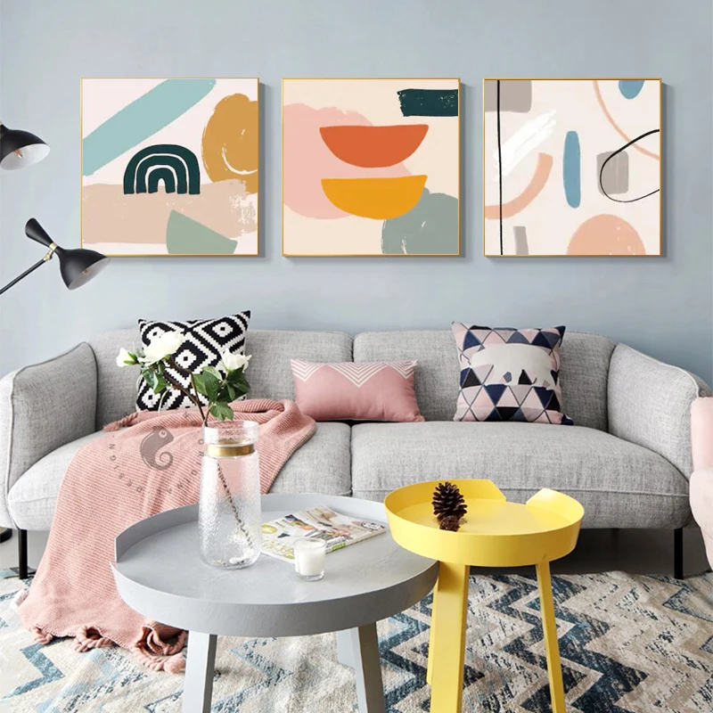 

RELIABLI ART Nordic Style Plant Animal Abstract Pictures Wall Art For Kids Room Decorative Painting Posters And Prints NO FRAME