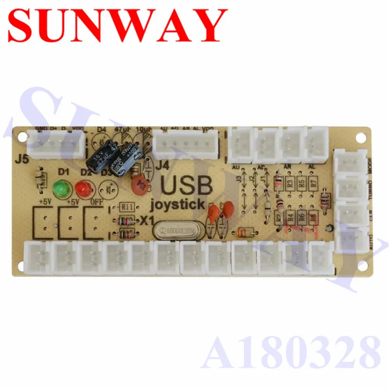 1 шт. Нулевая задержка аркадная игра USB кодер Джойстик контроллер с 5Pin Sanwa провода для MAME PC файтинг fit SANWA Кнопки