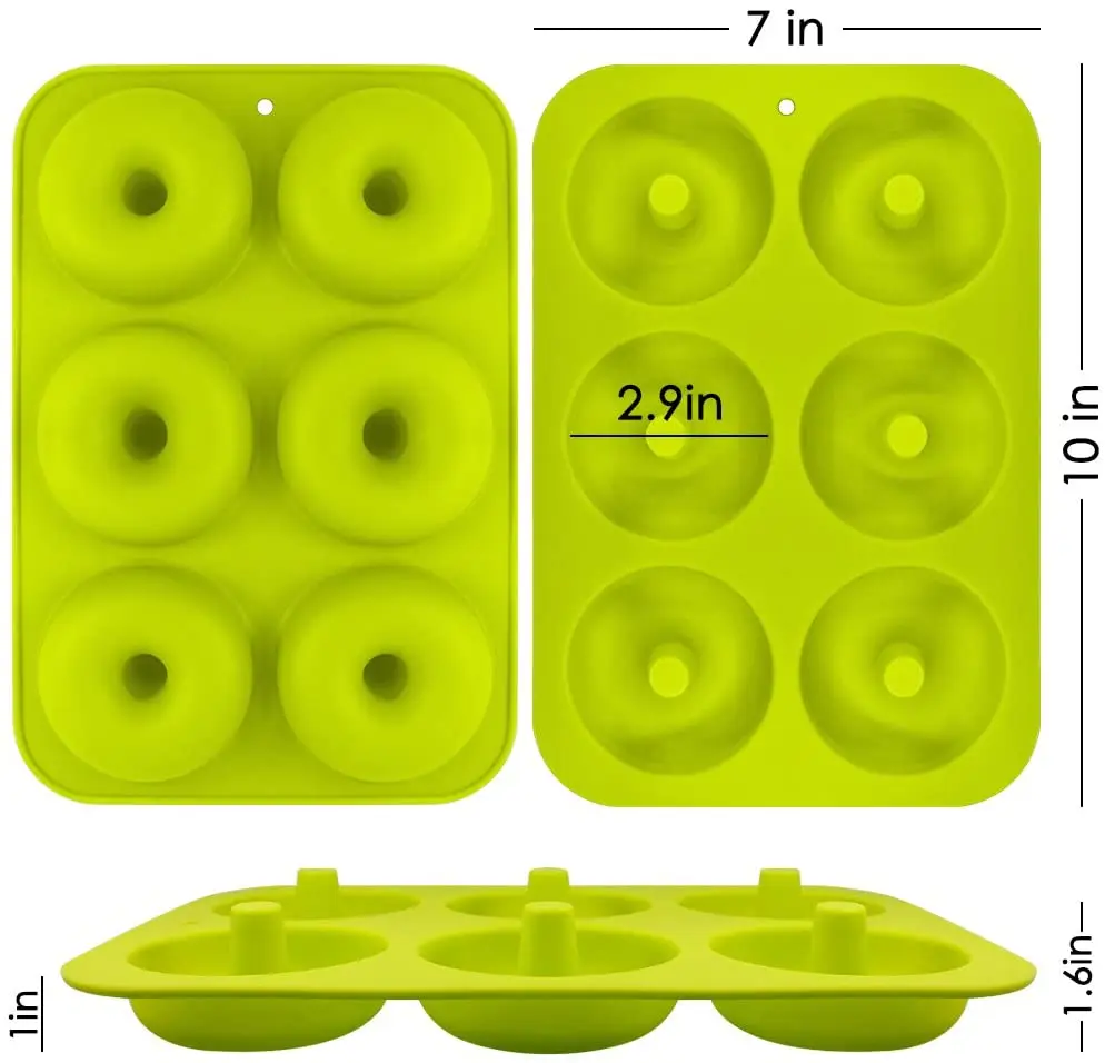 Силиконовая форма для пончиков антипригарный лоток выпечки полноразмерная