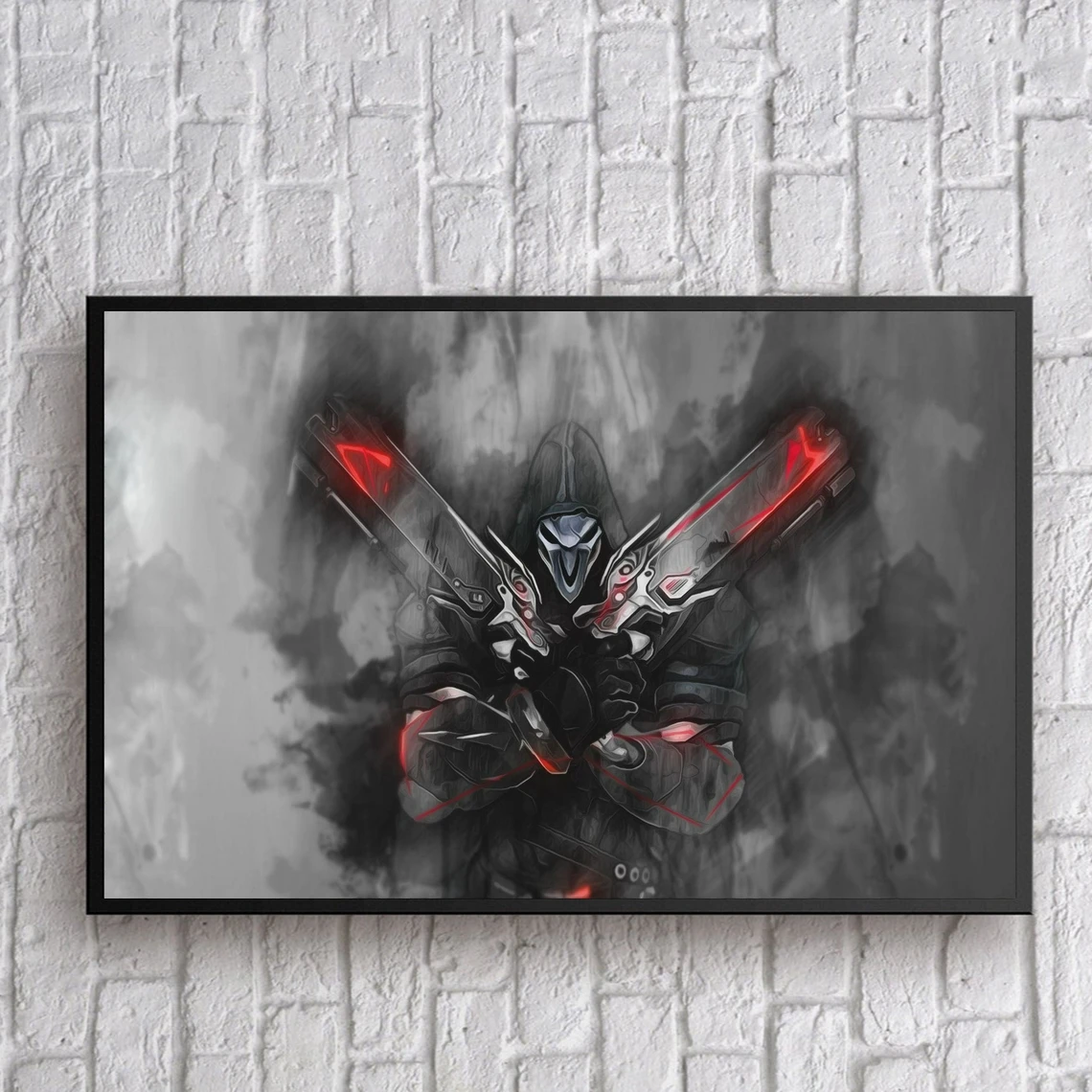 

Overwatch видеоигра плакат холст печать Декор для дома настенная живопись (без рамки)