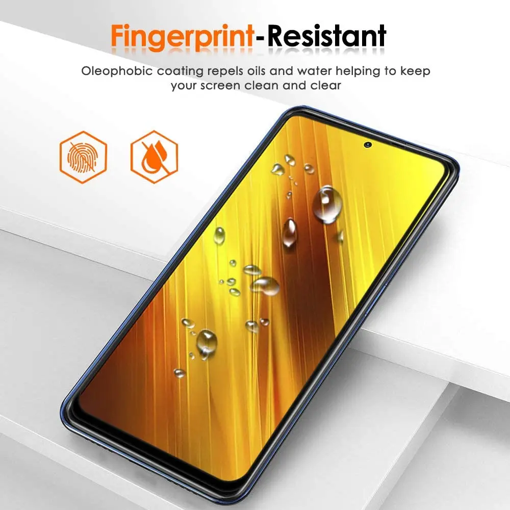 100 fit factory screen protector for poco x3 nfc 9d tempered glass for poco x3 nfc screen protectors poco x3 glass free global shipping