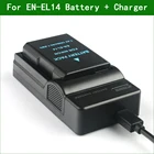 Аккумулятор ENEL14 EN EL14 EN-EL14 для цифровой камеры Nikon EN-EL14a COOLPIX P7000 P7100 P7700 P7800 D3100 D3200, EN-EL14a