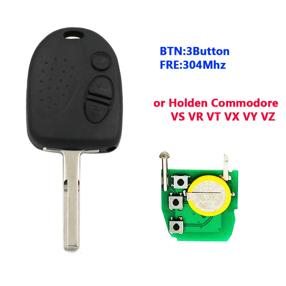 

XNRKEY дистанционный ключ с 3 кнопками 304 МГц для 2004 2005 2006 P-ontiac GTO FCC ID:QQY8V00GH40001