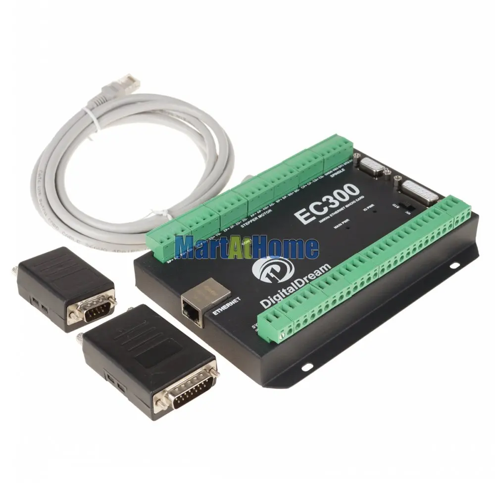 Ethernet 3/4/5/6 Axis Mach3 CNC контроллер движения набор 300 кГц с подвеской MPG поддержка