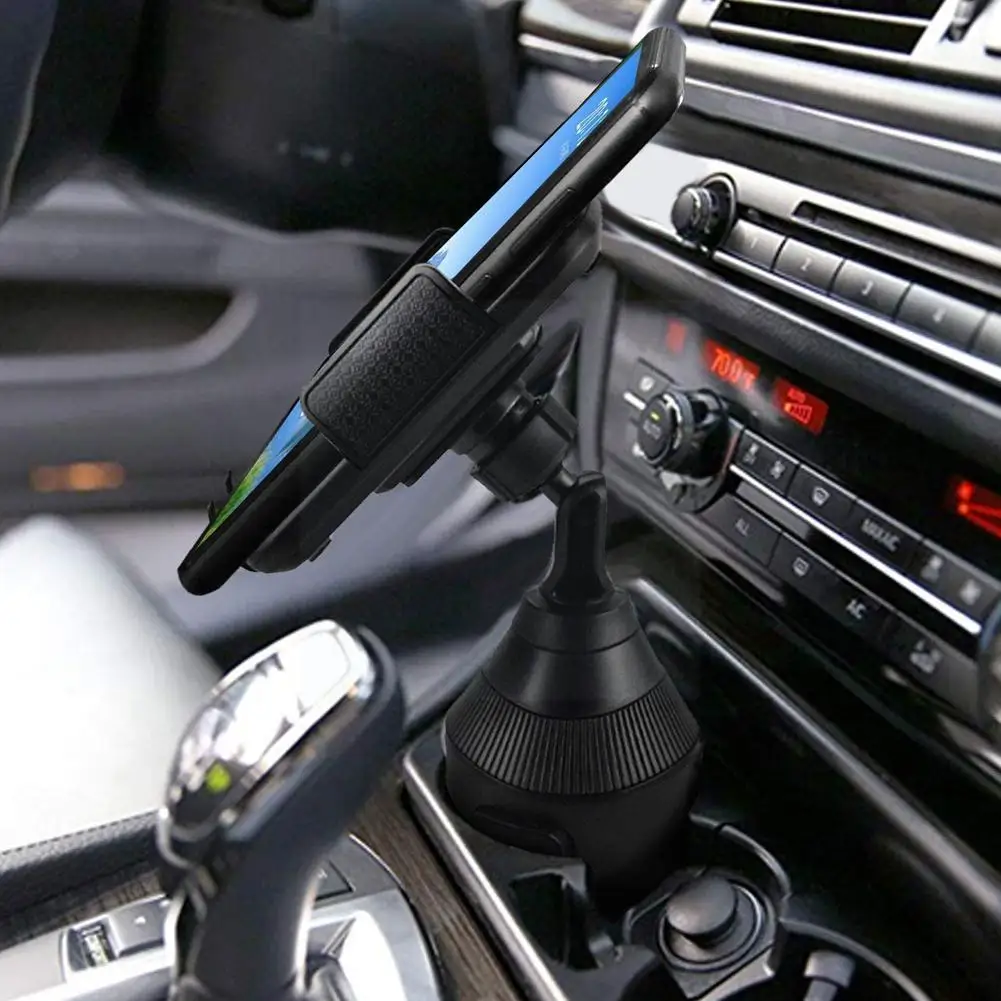 

Universal Car Cup Holder Cellphone Mount Stand For Mobile Phones Car Phone Cup Cell Adjustable Mount Samsung For Huawei K7D6