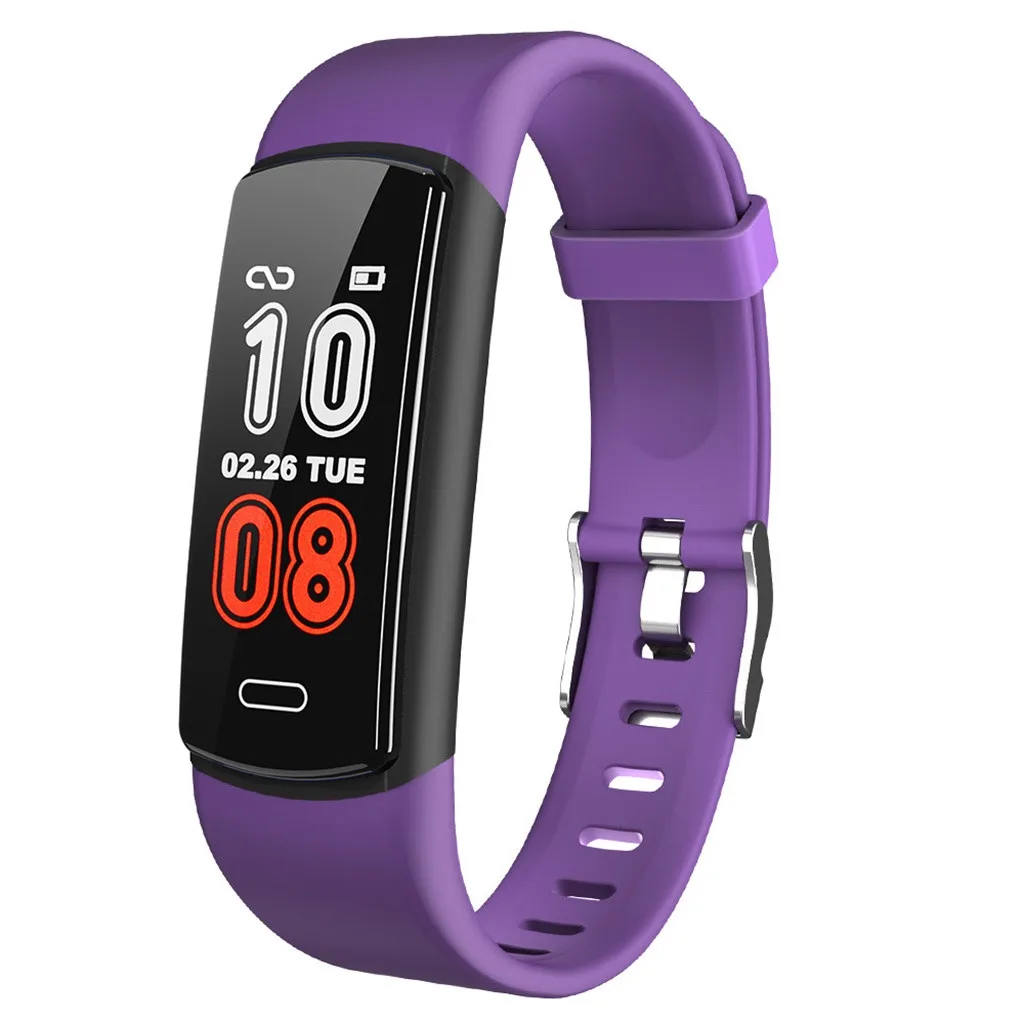 Браслет с отслеживанием показателей здоровья сердечного ритма крови Давление