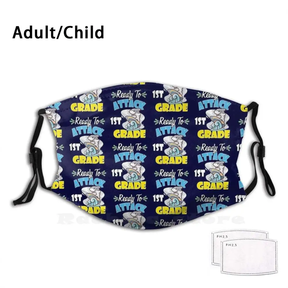 

Отличный подарок для любителей акул, моющаяся маска с принтом и фильтром от пыли, подходит для школы