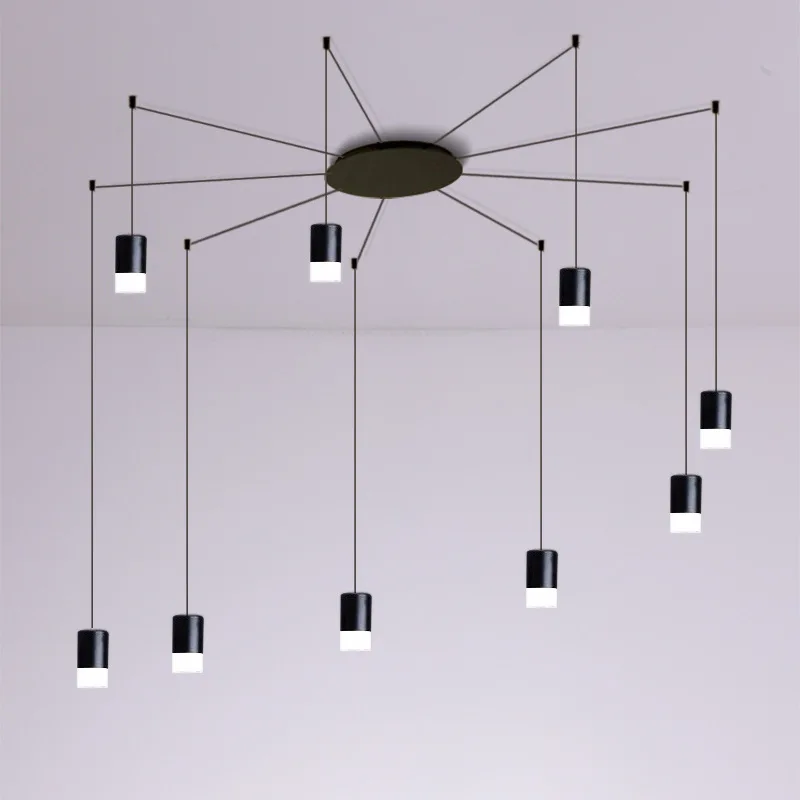 

Home Modern Simple Chandelier Creative Branch Spider Lantern led Lantern Chandelier Office Dining Room Decoration Lighting