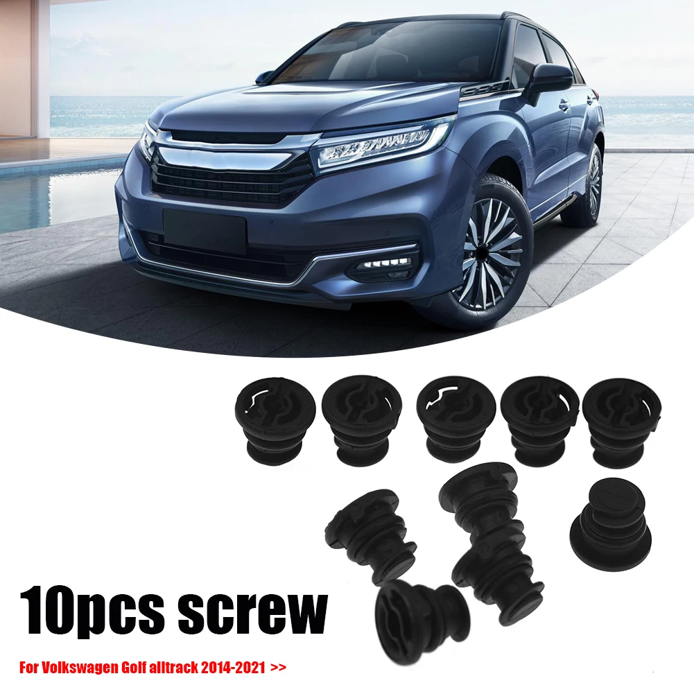 

10pcs Engine Oil Drain Plug Screw Cap Sump Pan Nut Bolt for Volkswagen Alltrack PASSAT B8 Golf Alltrack Interior Accessories