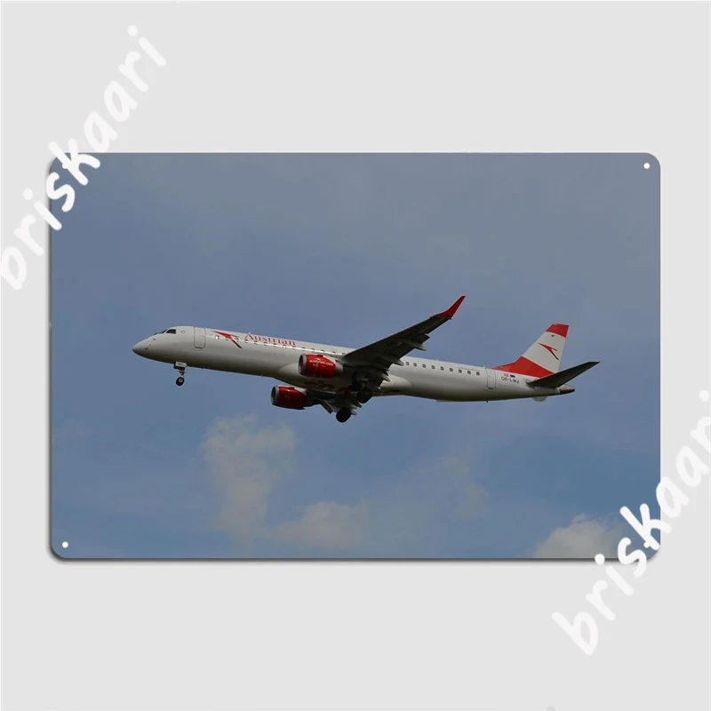 

Austrian Airlines Metal Plaque Poster Painting Décor Customize Cinema Kitchen Mural Tin Sign Posters