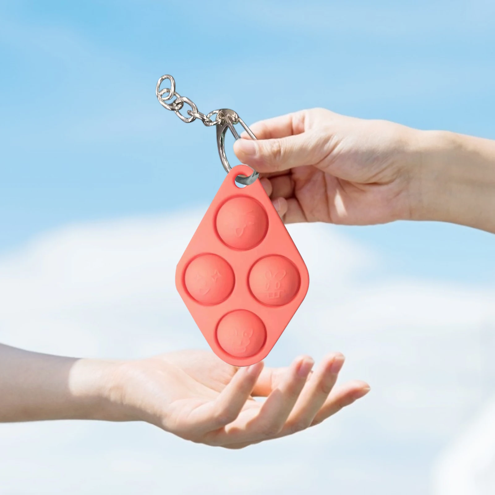 

Stress Relief Toy Squeeze Bubble Sensory Toys Keychain Pendant Stress Relief Toy Squeeze Bubble Sensory Toys Keychain Pendant