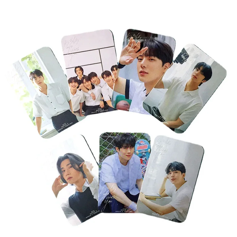 Фотокарточка с поздравлением 7 шт./компл. MONSTA X 2022 SEASON'S |