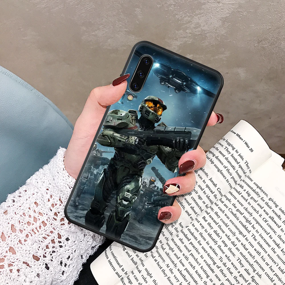 

Halos Game UNSC Phone Case For Samsung Galaxy A 5 7 8 10 20 20E 21S 30 30S 40 50 51 70 71 black Waterproof 3D Cell Trend Prime