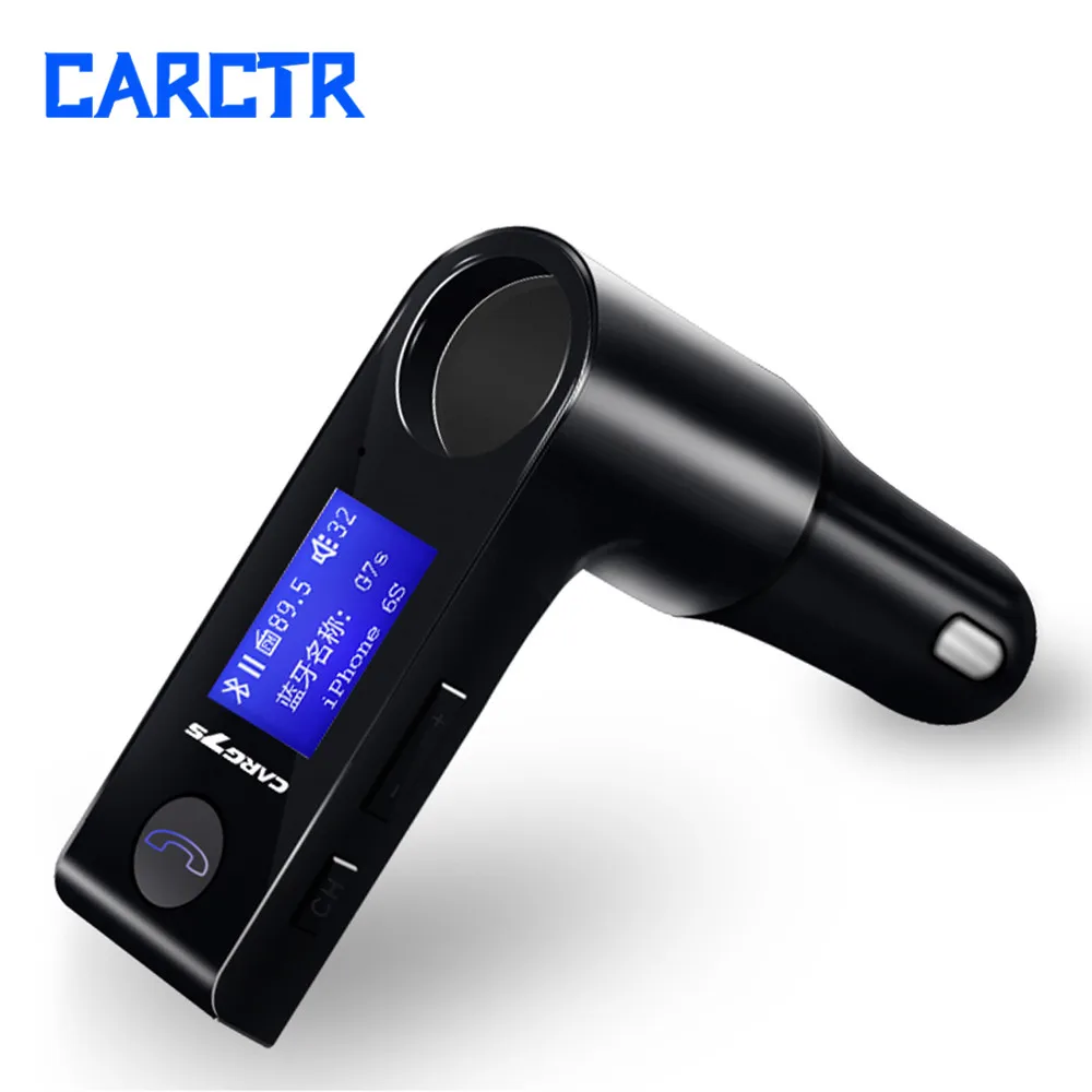 Автомобильный прикуриватель MP3 Bluetooth передатчик приемник Handsfree двойной USB плеер Aux