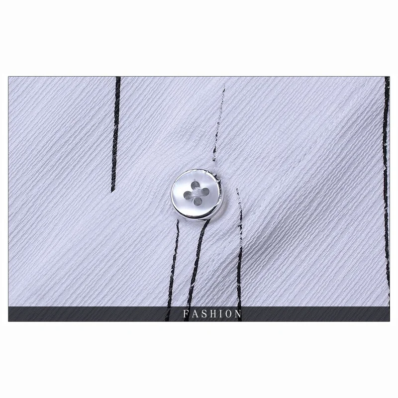 

N&B Shirt Slim Fit Mens Business Dress Shirts Printed Men's Clothing Spring Autumn Man Social Shirts Men Shirt French Cuff CS6