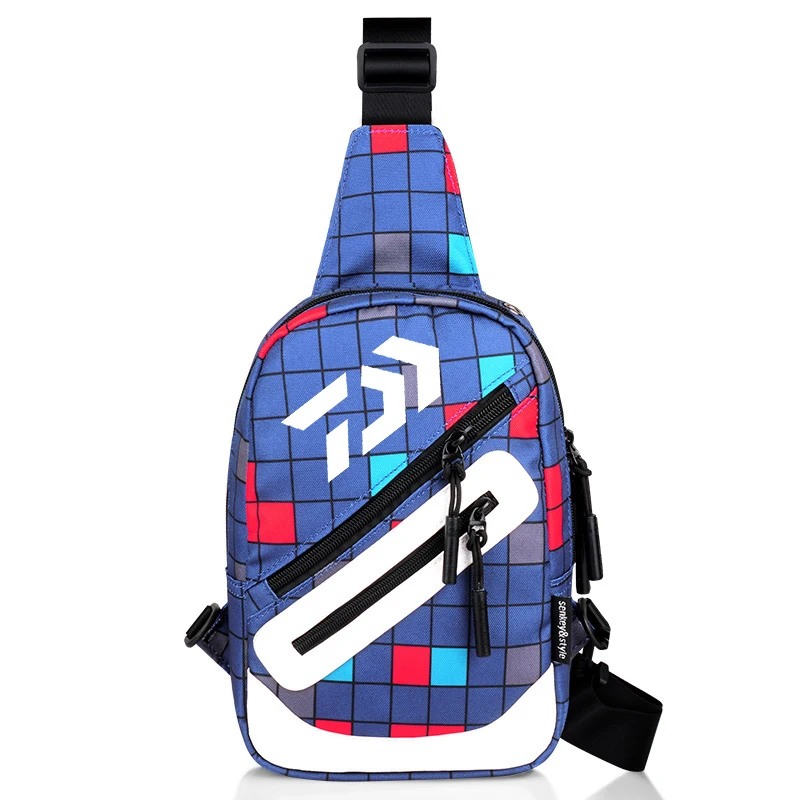 

Daiwa Fishing Bags Fishing Tackle Bag Water Resistant Oxford Fabric Fishing Storage Bag Crossbody Shoulder Bag Handbag