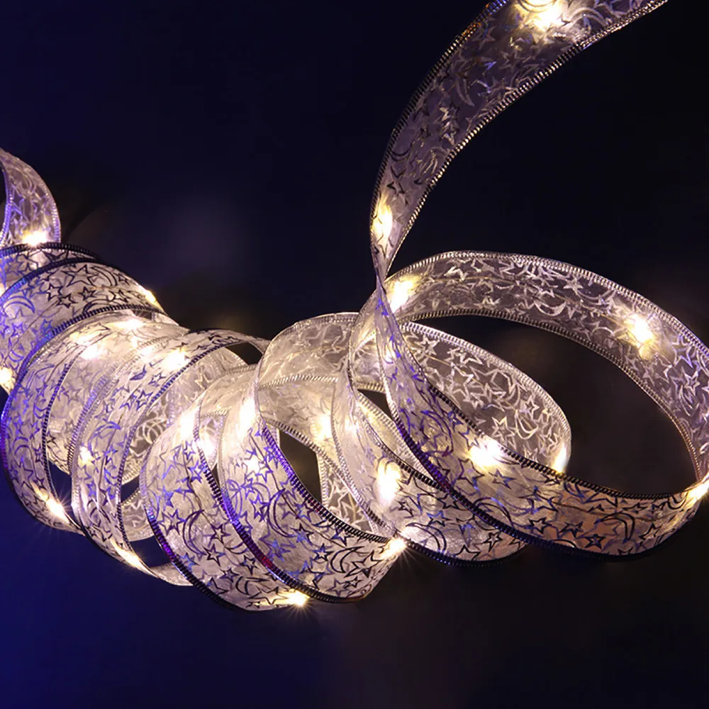 40 LED Ribbon Window Curtain Lights String Lamp House Party Decor Striking decor Colour Fairy Light | Дом и сад