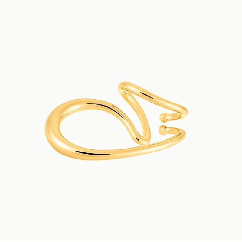 

Minimalist Double-layer ear bone clip no pierced Earrings Trendy Ear cuffs Geometric Statement Earrings for Women Party Jewelry