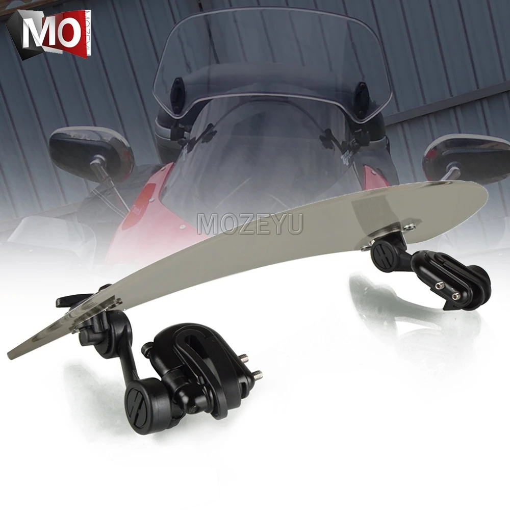 Удлинитель лобового стекла для мотоцикла спойлер ветровой экран дефлектор