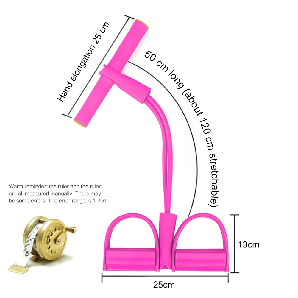 

Exerciser Equipments Gym Training Multi-function Fitness Sit-up Pedal Rally TPE Tension Resistance Band Pull Rope