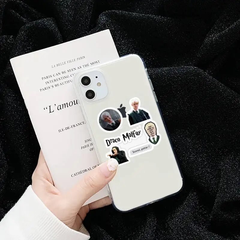 

Draco Malfoy potter friend Phone Case Transparent for iPhone 6 7 8 11 12 s mini pro X XS XR MAX Plus cover funda shell