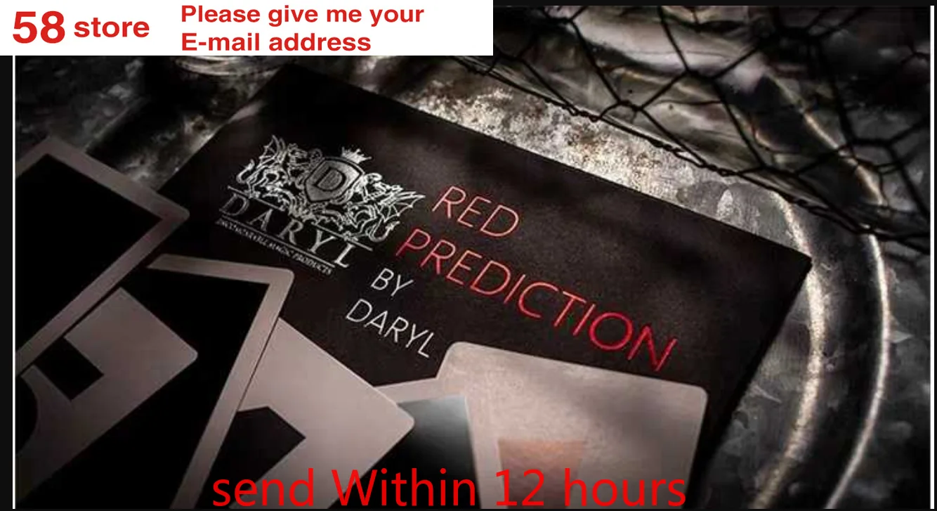 

2020 Daryl -The Red Prediction -magic tricks (magic instruction , no props)