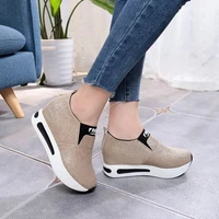 hot sneakers women shoes woman flat platform shoes female flats shine bling causal shoes loafers plus size slip on ladies shoes