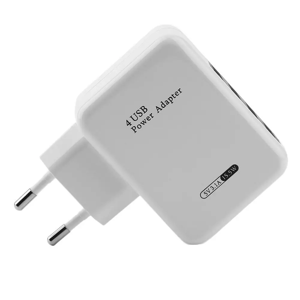Универсальная вилка европейского стандарта 4 порта безопасный Micro USB адаптер