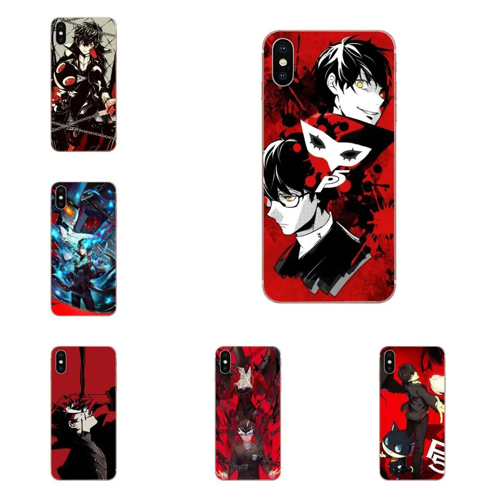 P5 P Persona 5 Доминант ТПУ Live Love телефон для sony Xperia Z Z1 Z2 Z3 Z4 Z5 compact Mini M2 M4 M5 T3 E3 E5 XA XA1 XZ