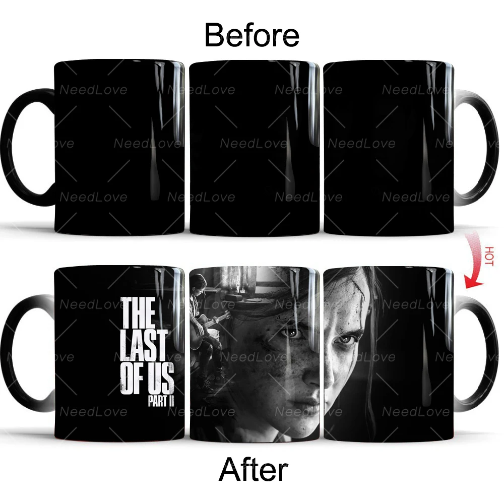 1 шт. 350 мл последняя часть из США II видеоигры Магическая кружка для кофе меняющие
