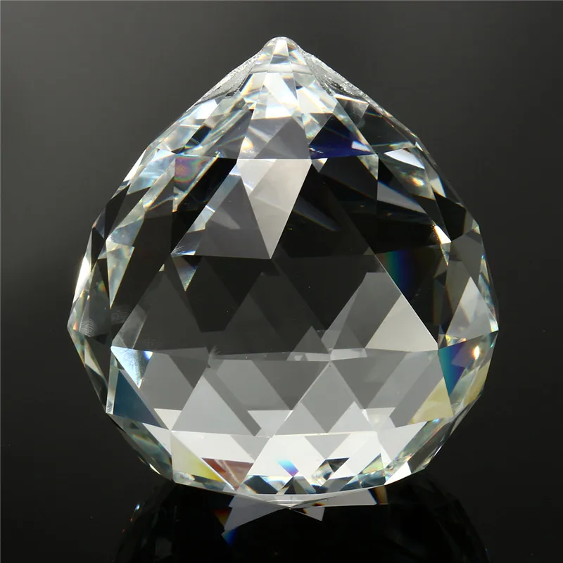 

100mm Photography Faceted Crystal Ball Feng Shui Crystal Ball Glass Ball Water Prism Pendant Hanging window decorations