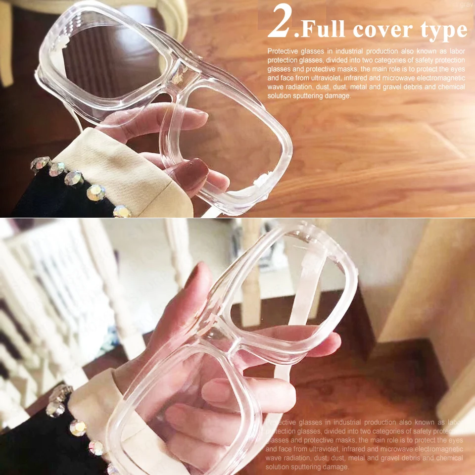 Уличные велосипедные защитные очки PPE полное покрытие маска ветрозащитные Анти