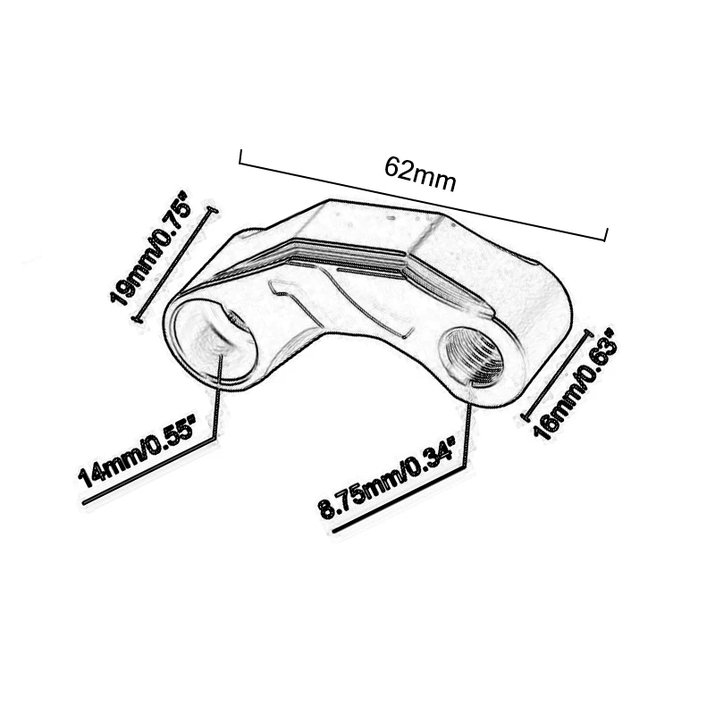 Переходник для зеркала мотоцикла BMW R1200GS LC ADV R1250GS Adventure GSA R1200R R NINE T 1200 GS F750GS - купить