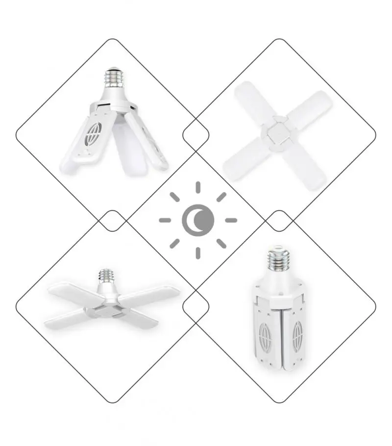 

LED Ceiling Lights Room Light Fixtures Ceiling Lamps Living Room Lighting Home Accessories Home Decor Deformable Garage Light