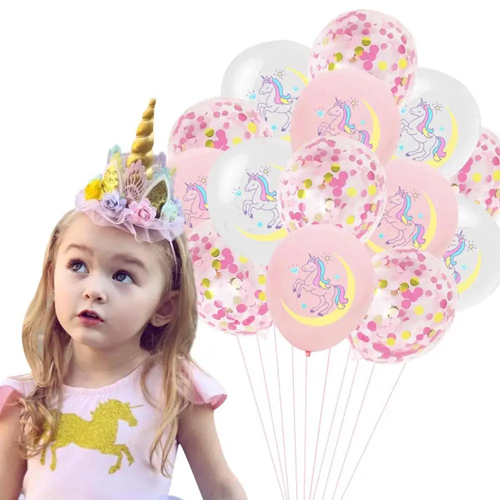 Вечерние чехлы с единорогом FENGRISE вечерние обертки для вечеринки по случаю Дня