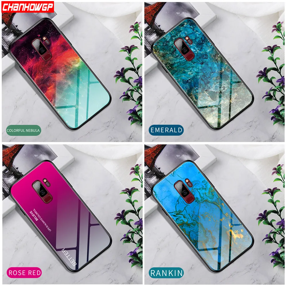 Роскошные мрамор премиум класса закаленное стекло для Samsung Galaxy A70 A60 A50 A40 A30 A20e A10e A7